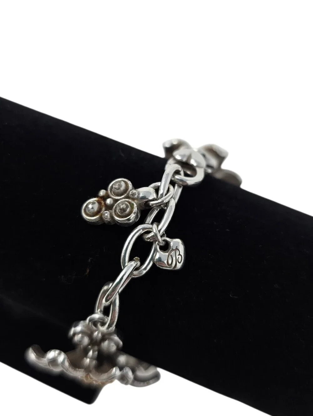 Brighton Lux Garden Silver And Gold Plated Flower Mixed Metal Bracelet